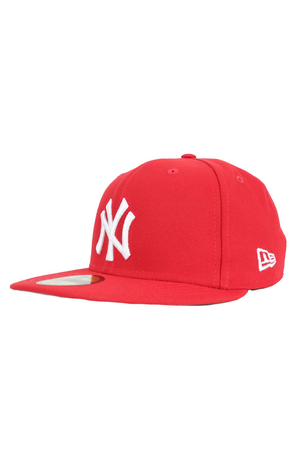 NY Yankees 99 World Series Patch Up 59FIFTY Fitted Hat - Red/White