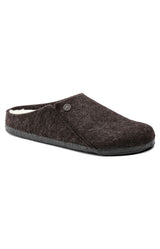 (1016571) Zermatt Shearling Wool Felt Slippers - Mocha