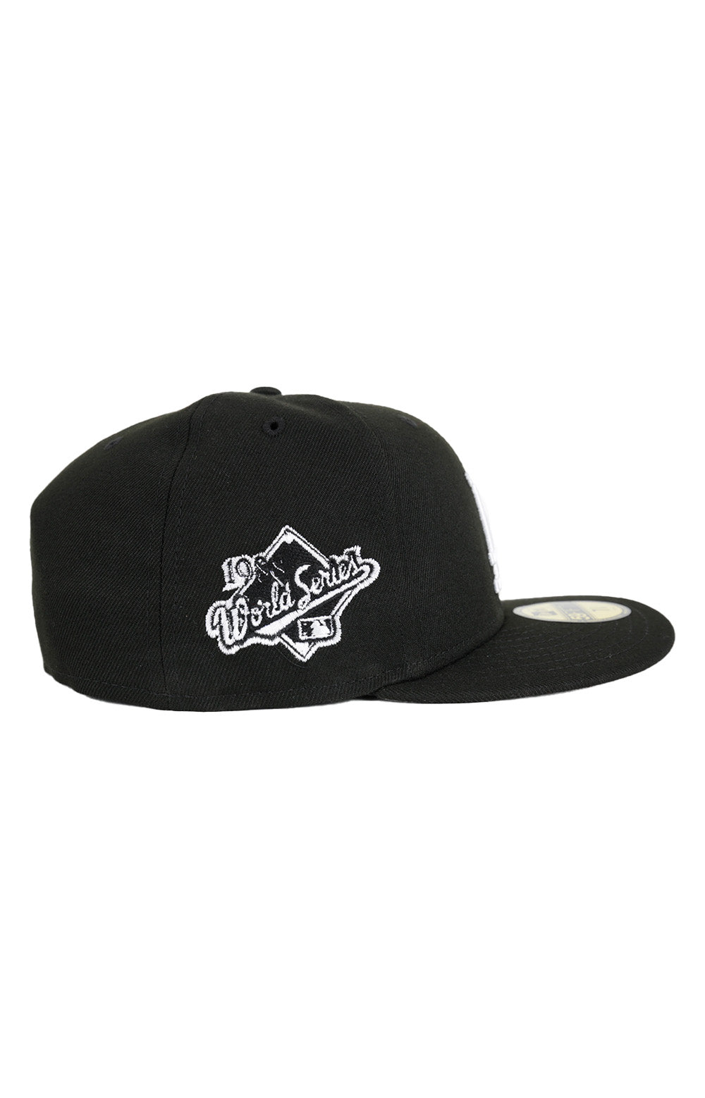 LA Dodgers Black/White 88 World Series Side Patch 59FIFTY Fitted Hat