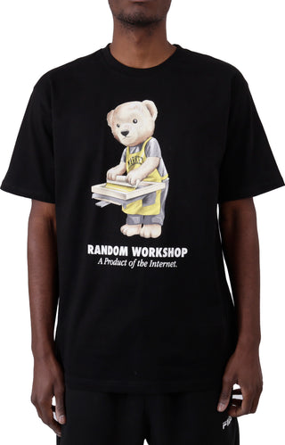 Random Workshop Bear T-Shirt - Black