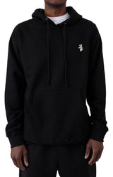 Choco Chip Camo Bunny Hooded Sweatshirt - Black