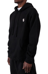 Choco Chip Camo Bunny Hooded Sweatshirt - Black