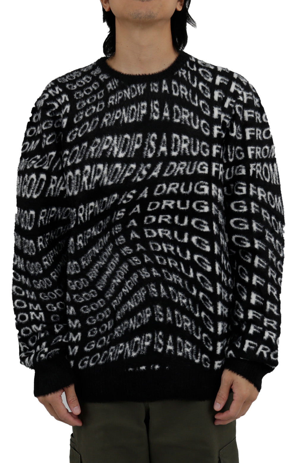 Drug From God Knit Mohair Sweater