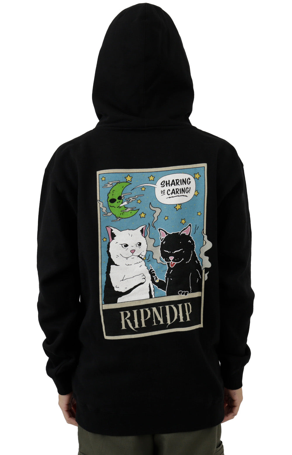 Friends Share Pullover Hoodie - Black