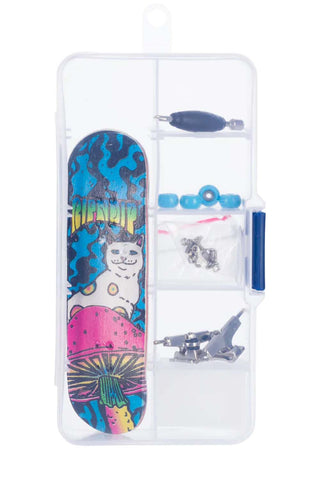 Psychedelic Fingerboard Mini Skateboard - Multi