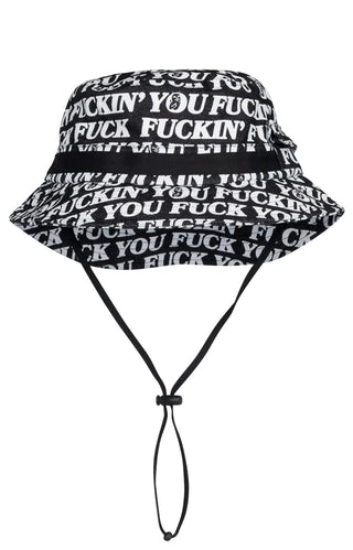 F*ckin F*ck Boonie Denim Hat - Black