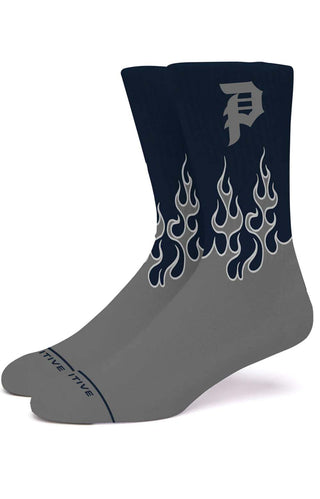 Burnout Socks - Navy