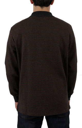 Jacques Polo L/S Shirt - Grey/Brown