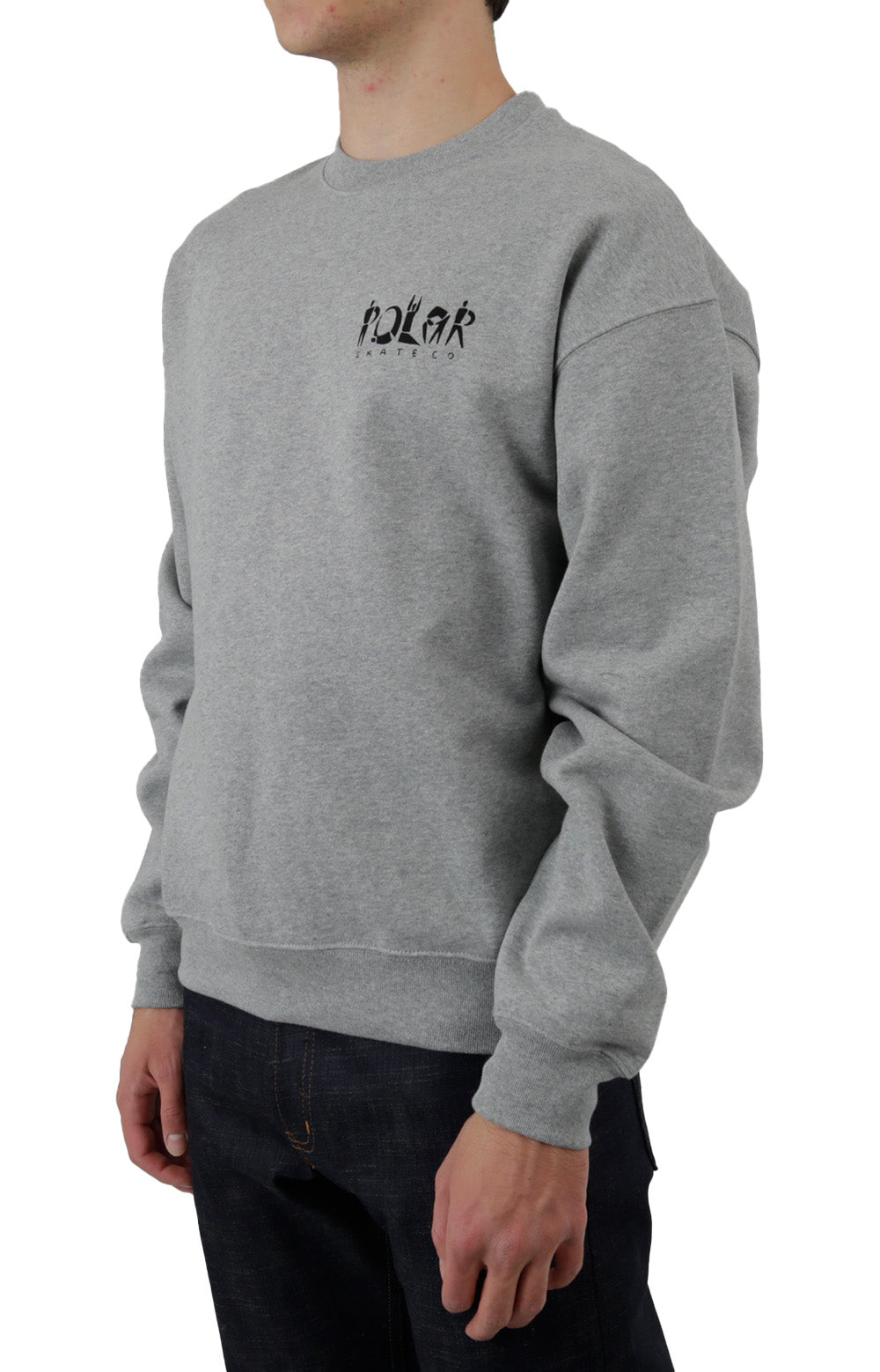 Group Logo Crewneck - Heather Grey