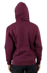 Obey Fleece Logo Embroidered Hoodie - Beetroot