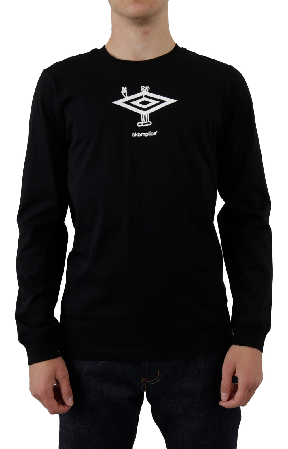 x Umbro Peaceman L/S Shirt - Black