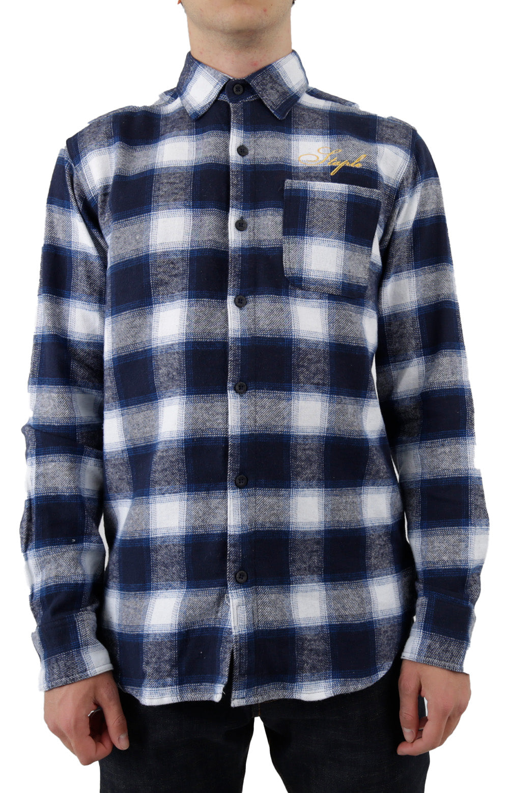 Mulberry Flannel Shirt - Navy