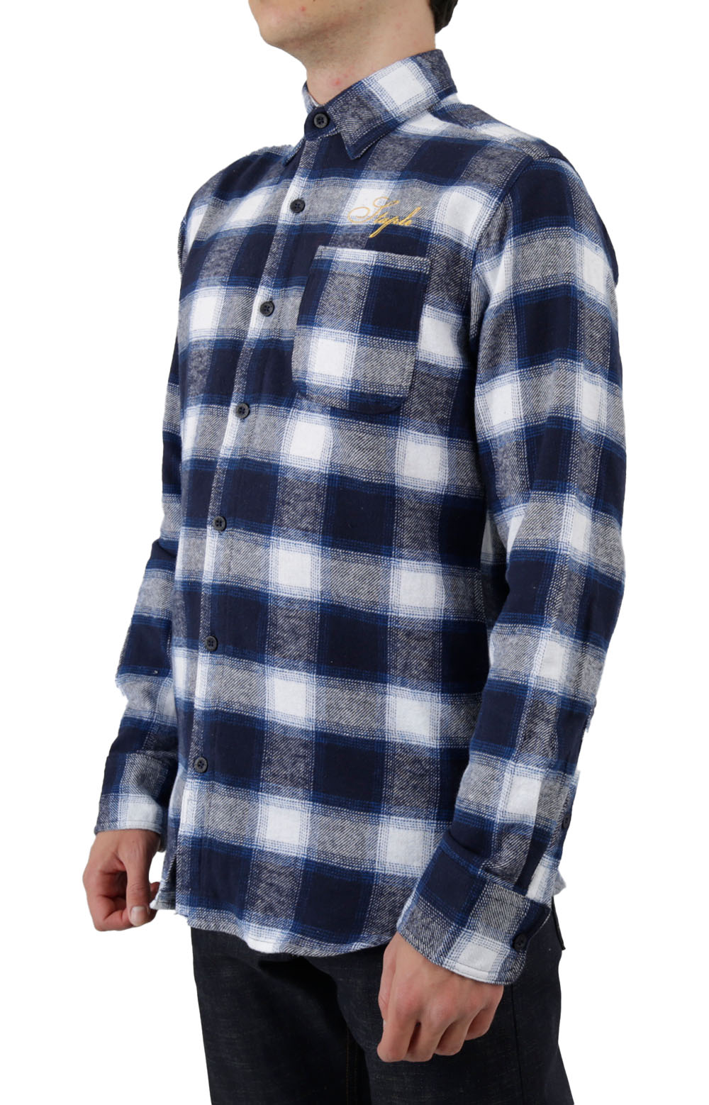 Mulberry Flannel Shirt - Navy