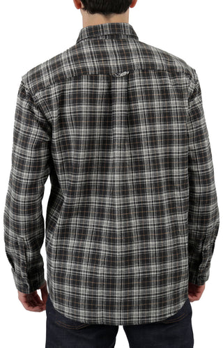 Reynolds L/S Button-Up Shirt - Black