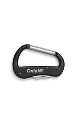 Engraved Logo Carabiner Tool with Knife and Scissors