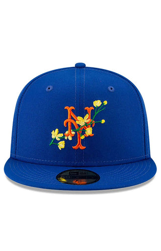 NY Mets Side Patch Bloom 59FIFTY Fitted Hat
