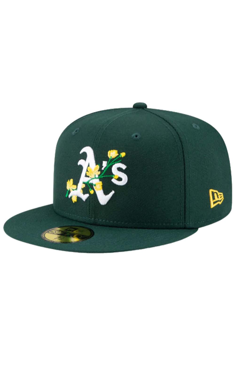 Oakland Athletics Side Patch Bloom 59FIFTY Fitted Hat