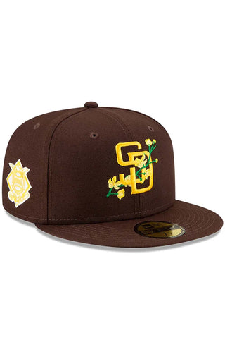 SD Padres Side Patch Bloom 59FIFTY Fitted Hat