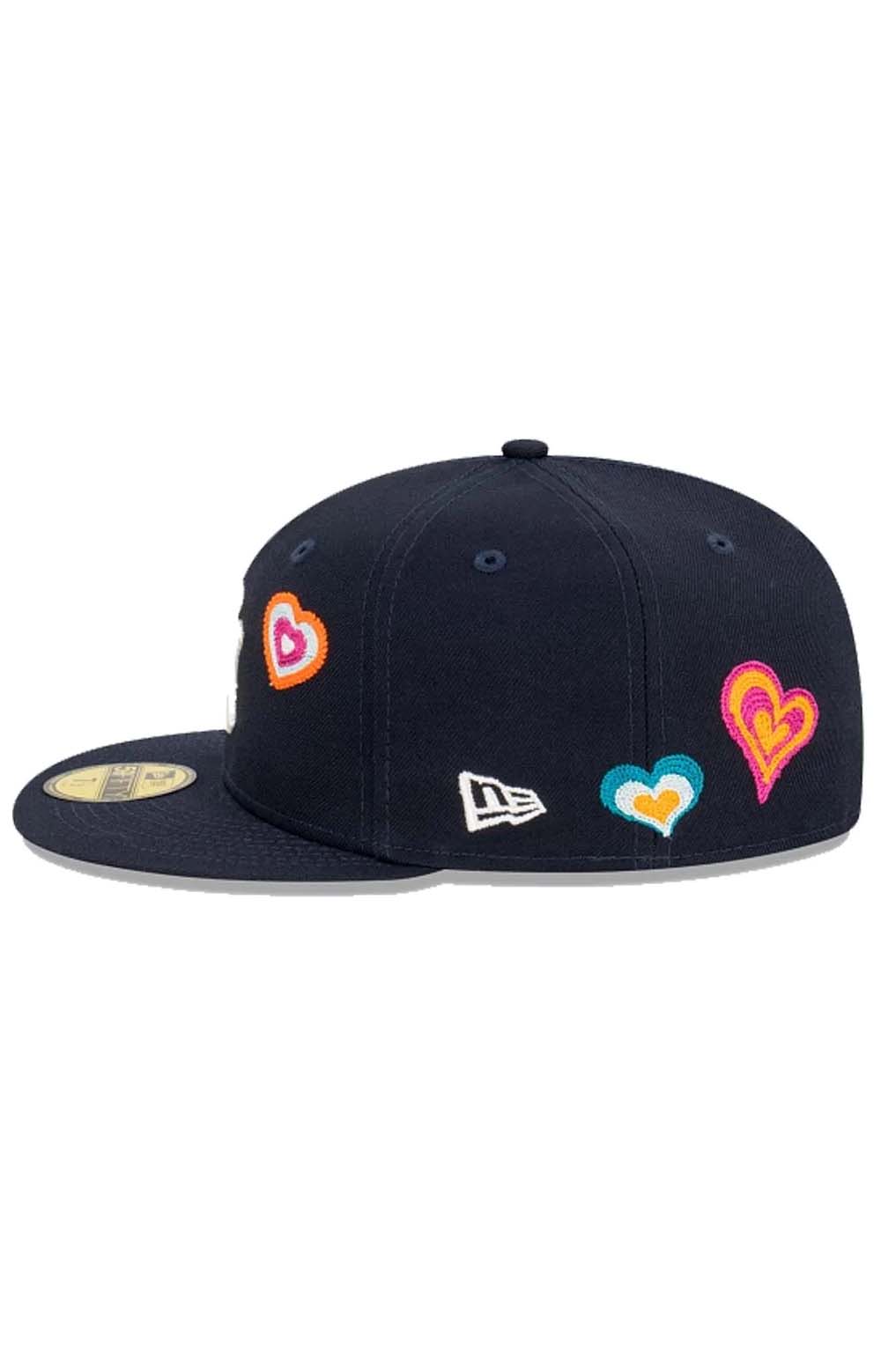 NY Yankees Chainstitch Heart 59FIFTY Fitted Hat