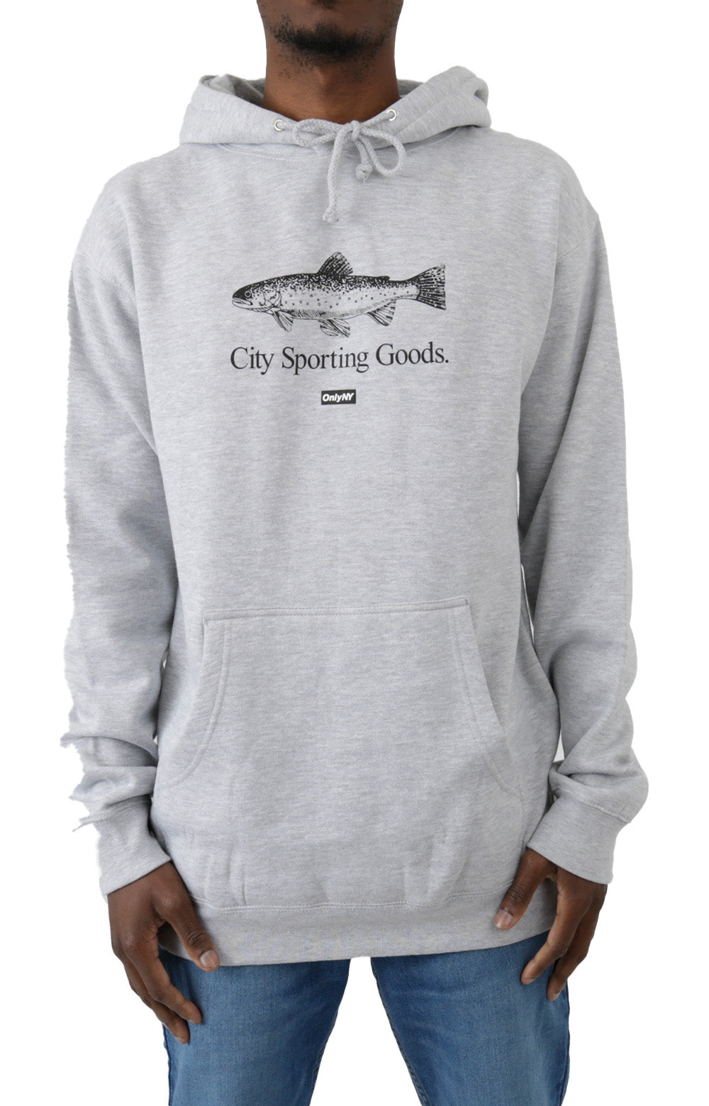 City Sporting Goods Pullover Hoodie - Ash