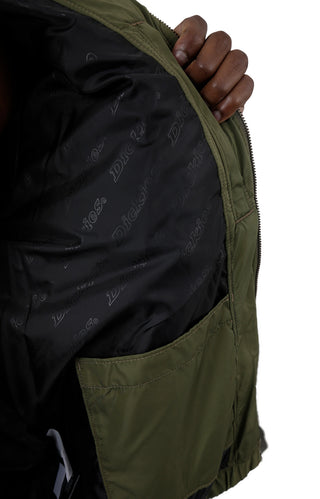 (TJE07ML) Eisenhower Puffer Jacket - Military Green