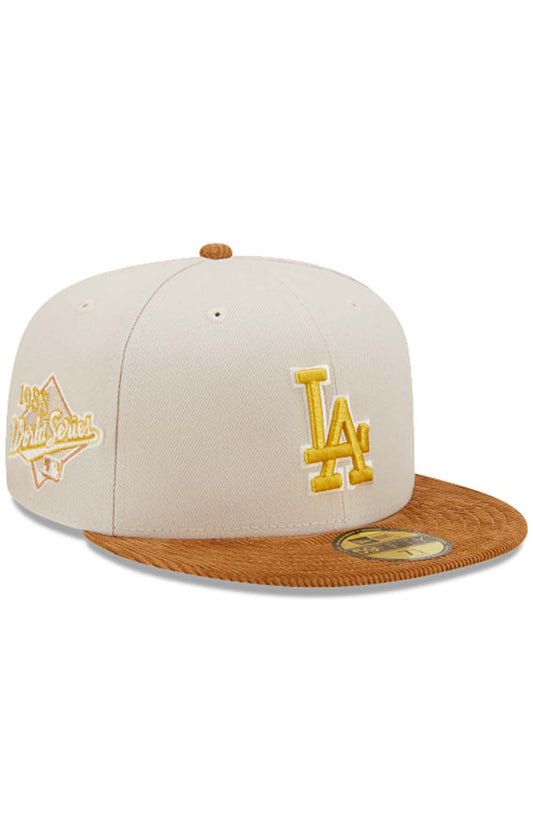 LA Dodgers Corduroy Visor 59FIFTY Fitted Hat (60296381)