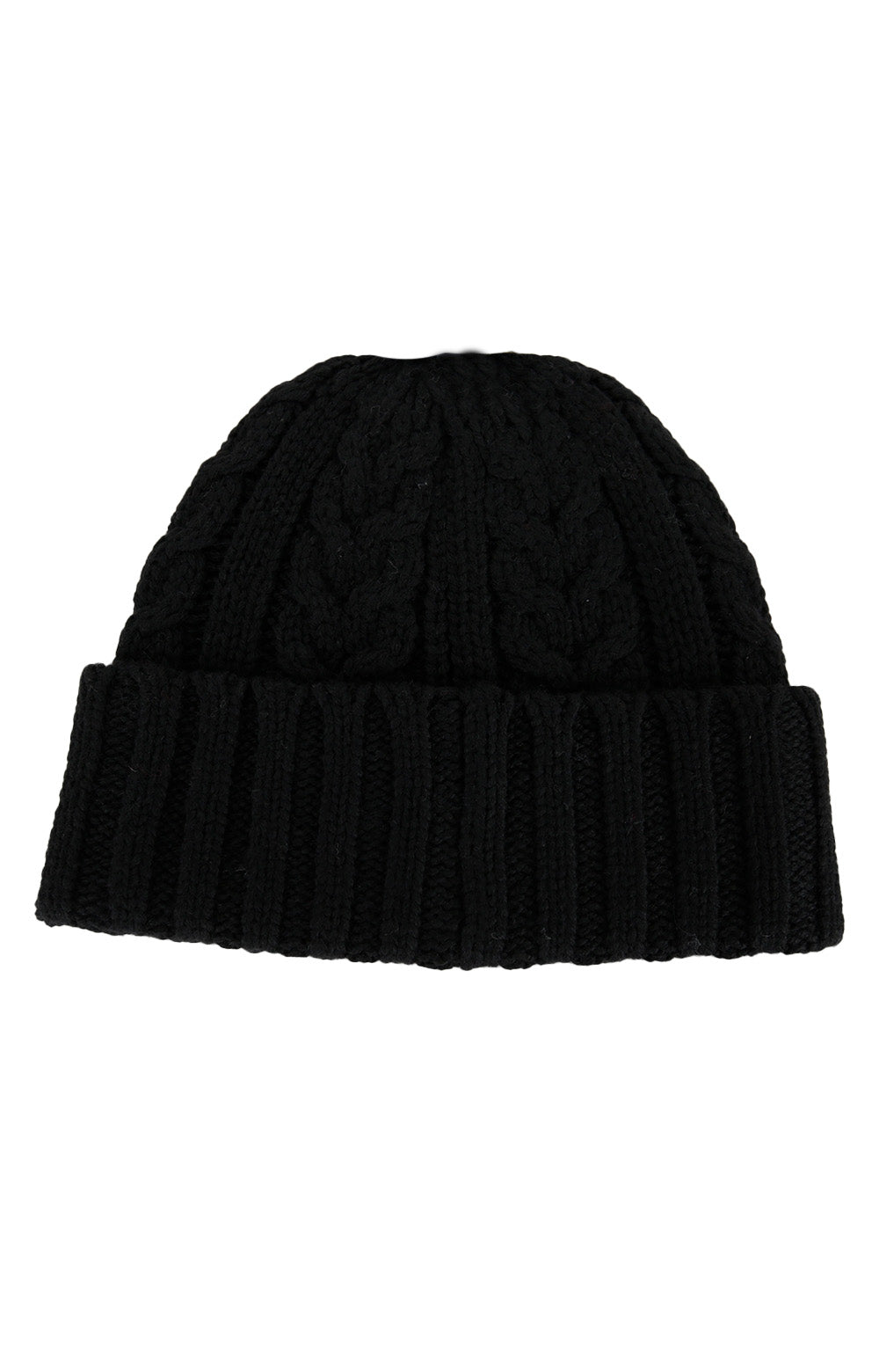 Recycled Cable Beanie - Polo Black