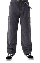 Corduroy Cargo Pants - Slate