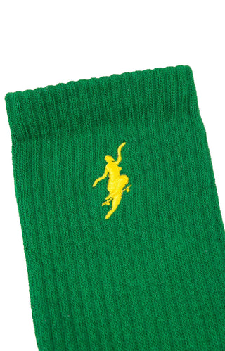 No Comply Socks - Green/Yellow