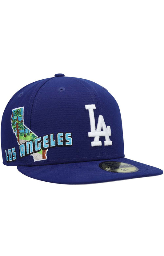 LA Dodgers Stateview 59FIFTY Fitted Hat (60296525)