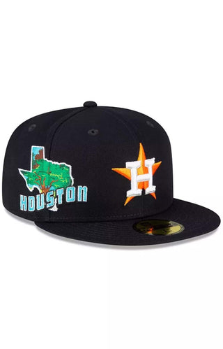 New Era Hat 5950 Houston Astros Fitted State View 7 1/4