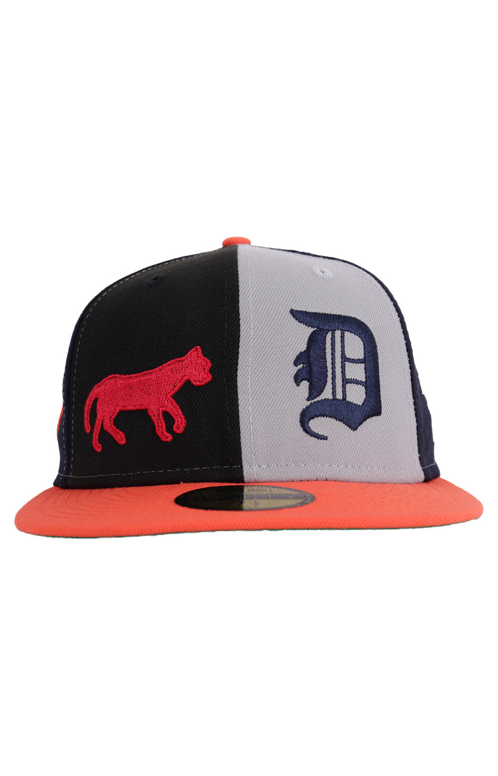 Detroit Tigers and U of M 59FIFTY Fitted Cap - Vintage Detroit
