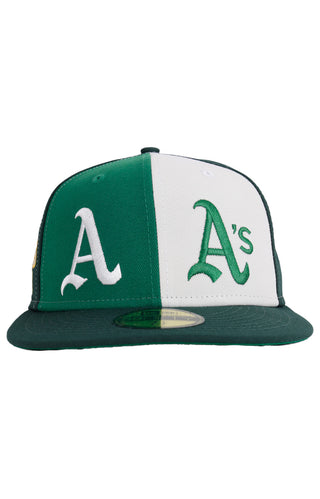 Oakland Athletics Logo Pinwheel 59FIFTY Fitted Hat