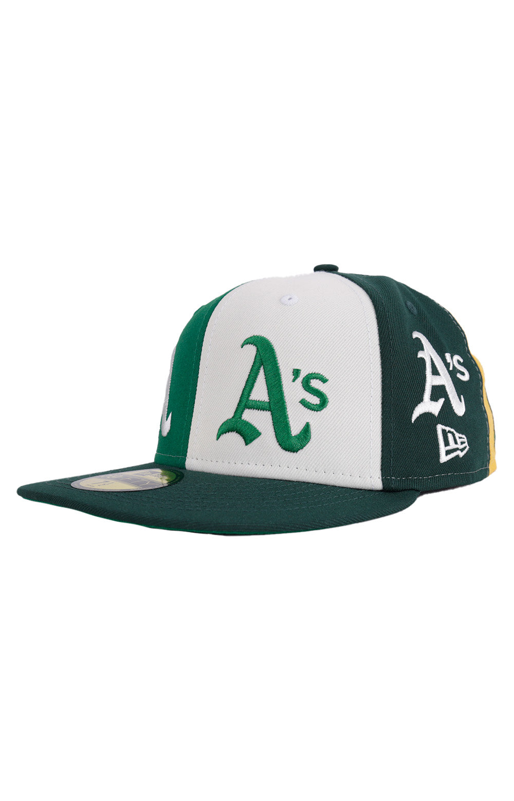 Oakland Athletics Logo Pinwheel 59FIFTY Fitted Hat