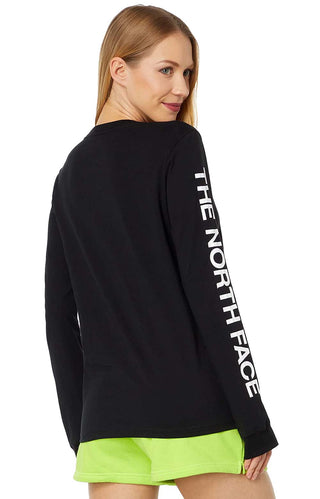 (NF0A81U8KY4) L/S Hit Graphic Tee - TNF Black/TNF White