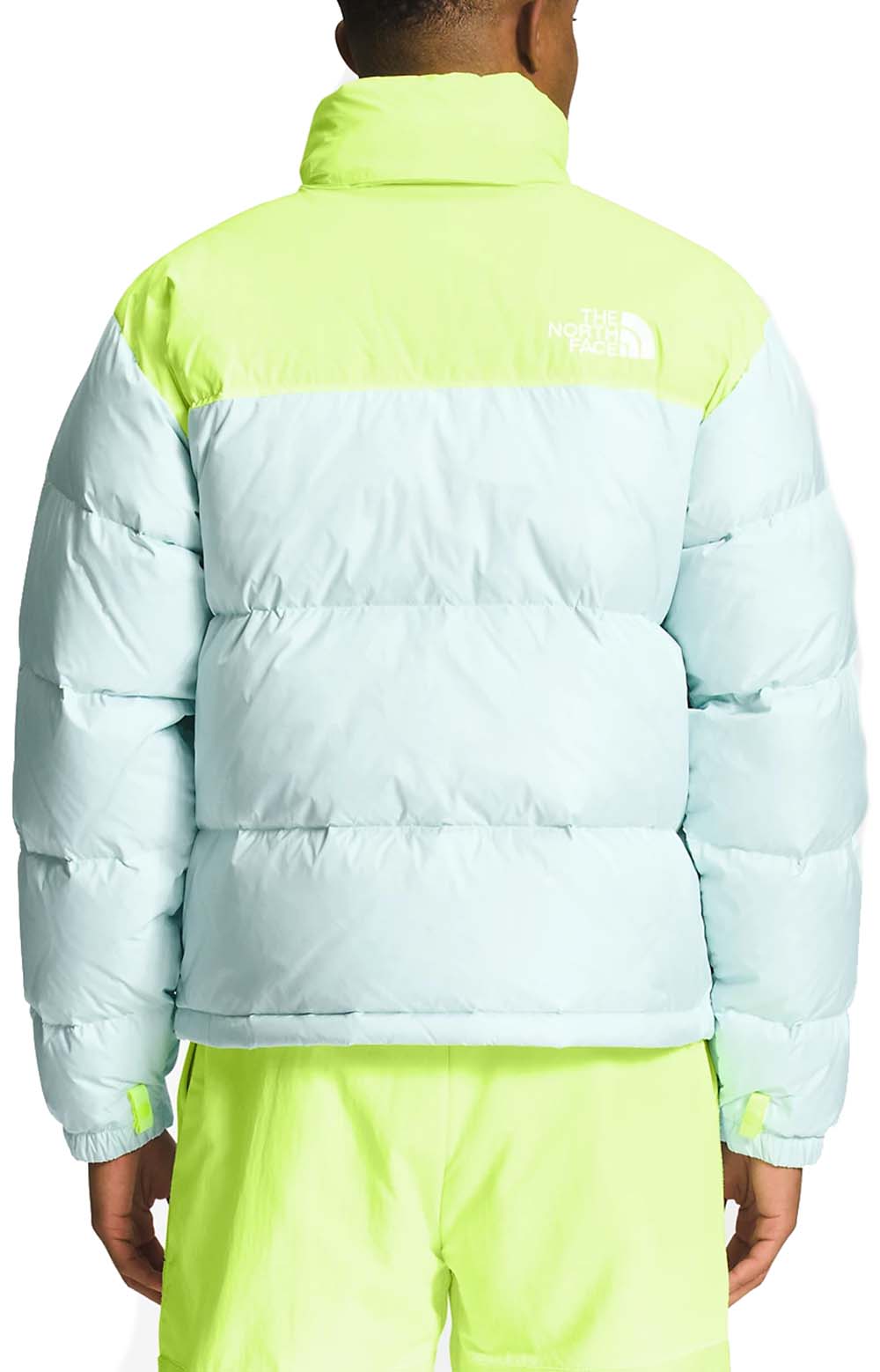 (NF0A3C8DTK1) 1996 Retro Nuptse Jacket - Skylight Blue/LED Yellow