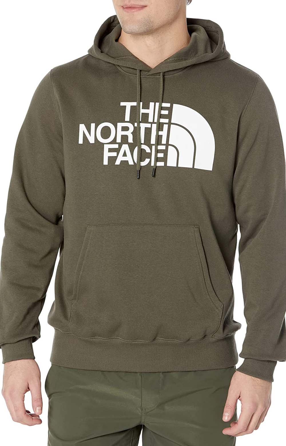 North face olive outlet green hoodie