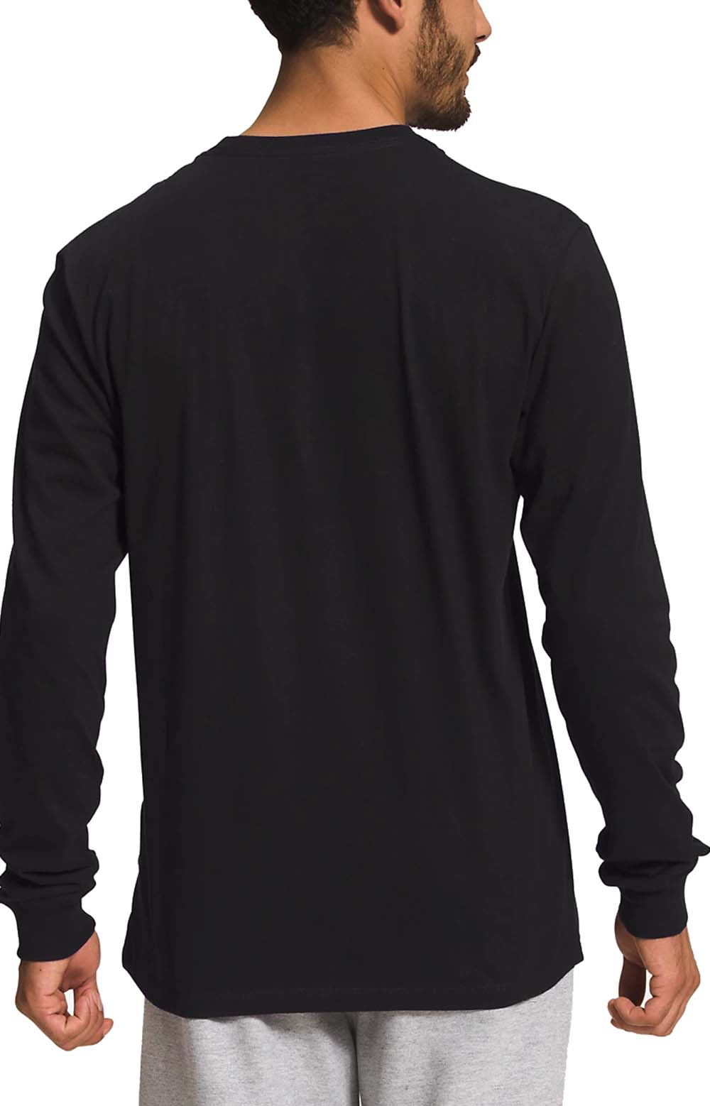 (NF0A811OKY4) Half Dome L/S Shirt - TNF Black/TNF White