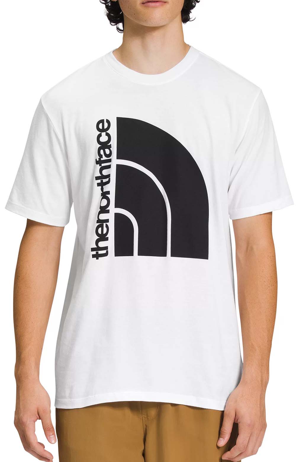 (NF0A812NLA9) Jumbo Half Dome T-Shirt - TNF White/TNF Black