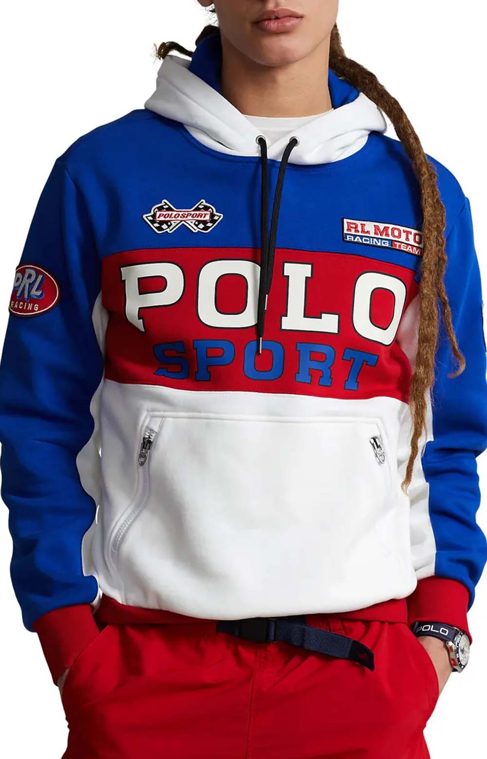 Polo Sport Fleece Hoodie - Sapphire Star Multi