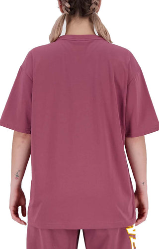 Uni-ssentials Warped T-Shirt - Washed Burgundy