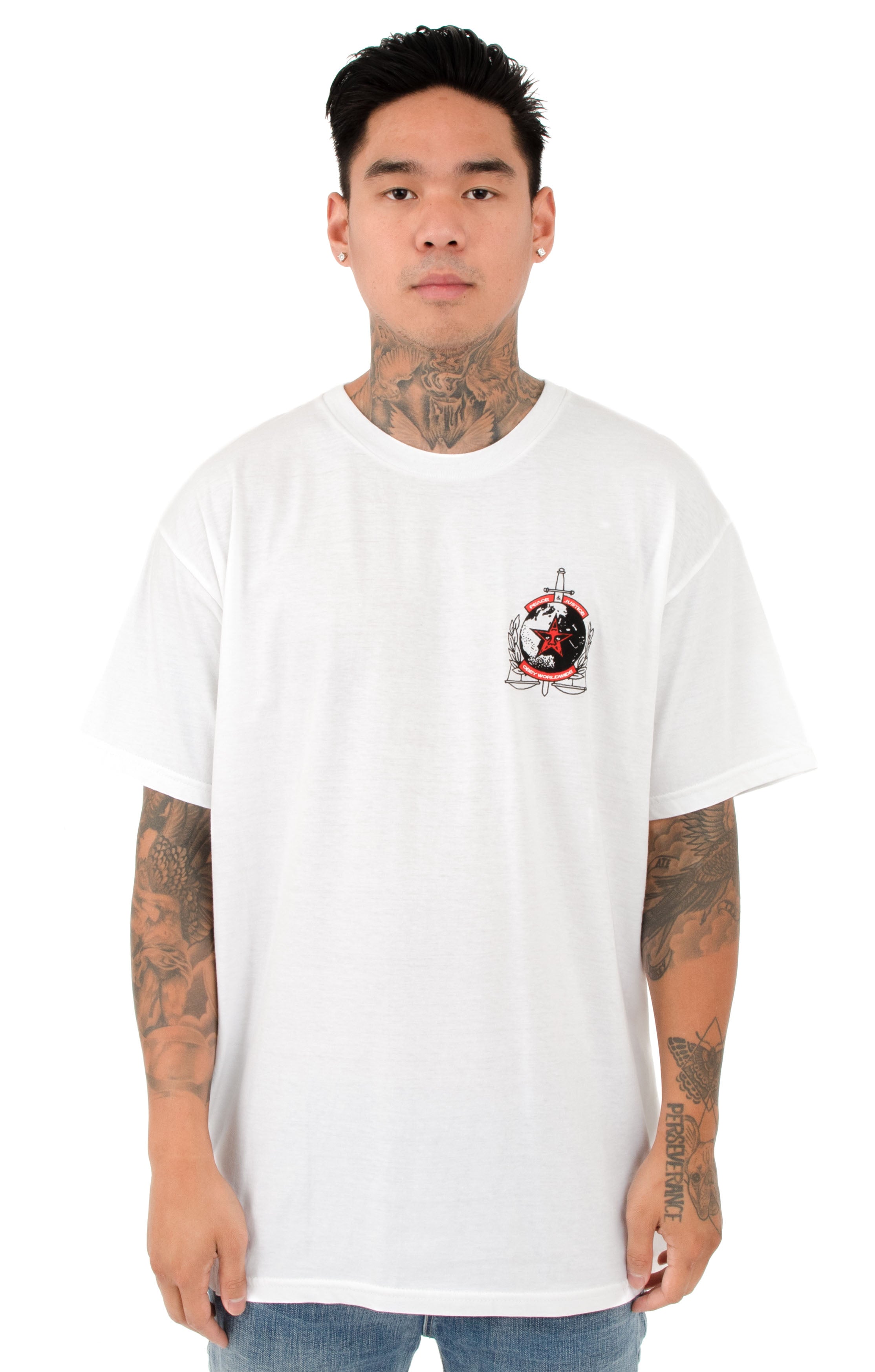 Obey Peace & Justice T-Shirt - White