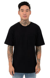 Basic S/S Pocket T-Shirt - Black