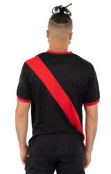 Thrasher Black and Red Soccer Jersey