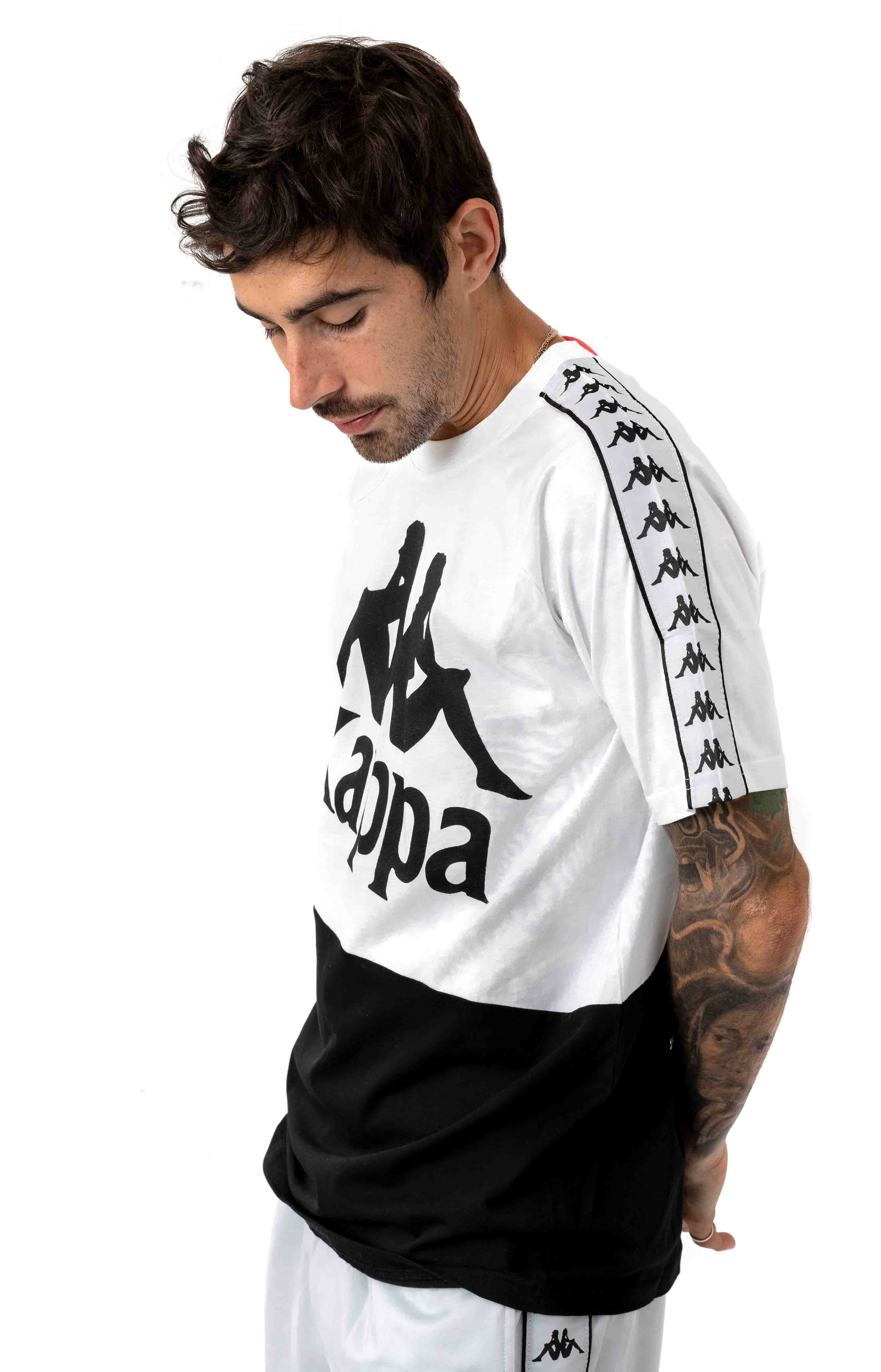 222 Banda Baldwin T-Shirt - White/Black/White
