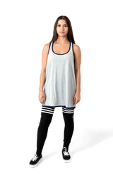 Champion Women's Reversible Mesh Jersey Tank Top - Navy