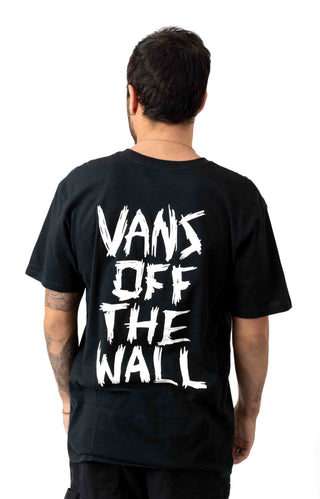 Scratched Vans T-Shirt - Black