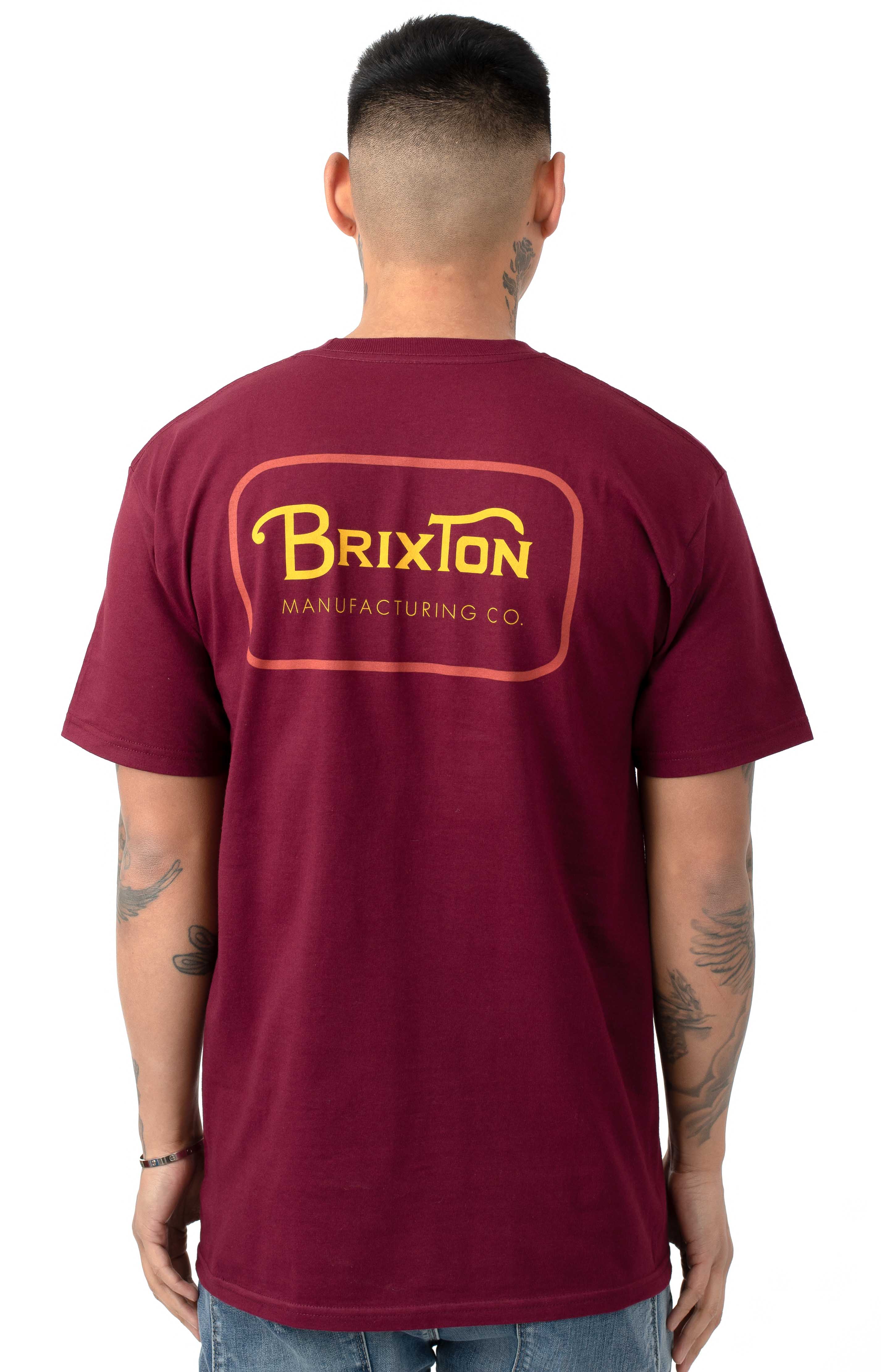 Grade T-Shirt - Burgundy/Red