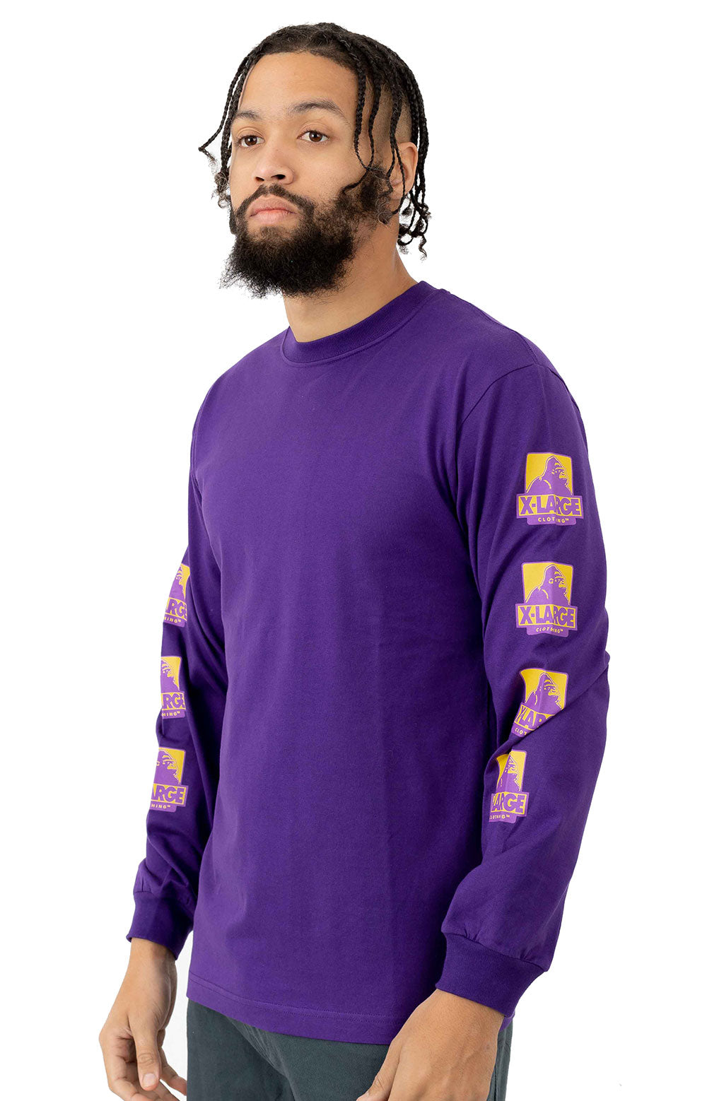 2 Tone OG L/S Shirt - Purple