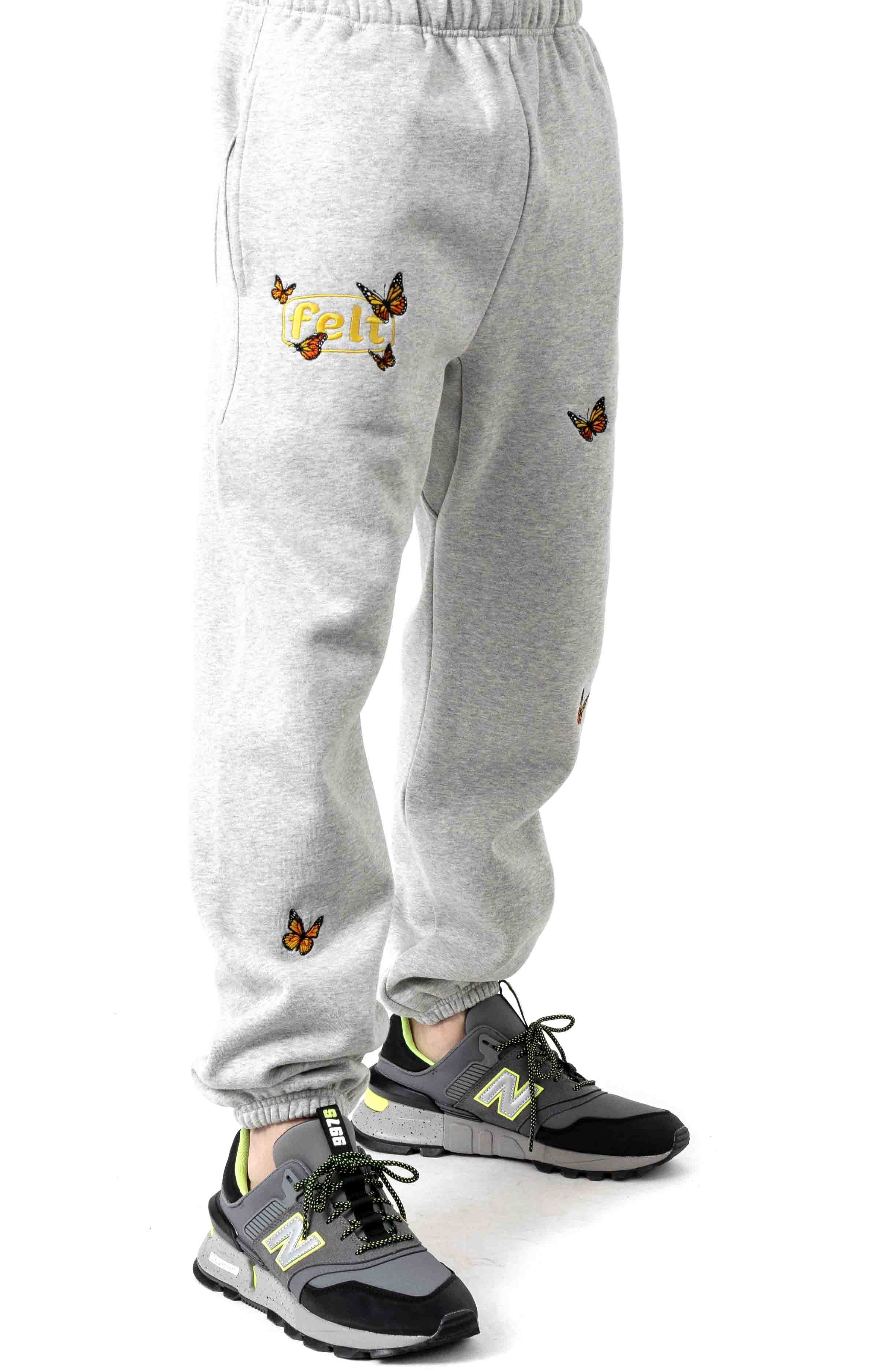 Butterfly sweatpants online white